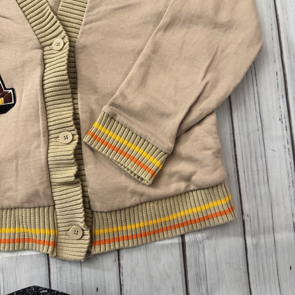 Adidas Originals Class of 72  Size XS Chenille Cardigan Mineral Women's - Picture 4 of 9